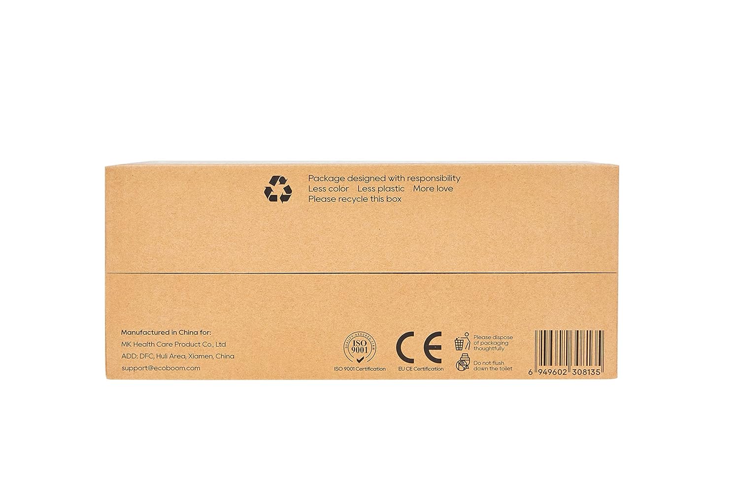 ECO BOOM Diapers, Baby Bamboo Viscose Diapers, Eco-Friendly Natural Soft Disposable Nappies for Infant, Size 5 Suitable for 26lb+ (X-Large - 28 Count) - Image 9